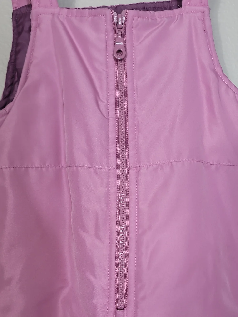Vintage OshKosh Bgosh Girls Purple Snow Suit Size 6X One Piece Cold Outdoor